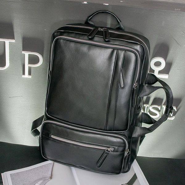 new multifunctional high-end men's briefcase korean retro pu backpack trend large-capacity leisure travel backpack softback1
new multifunctional high-end men's briefcase korean retro pu backpack trend large-capacity leisure travel backpack softback1