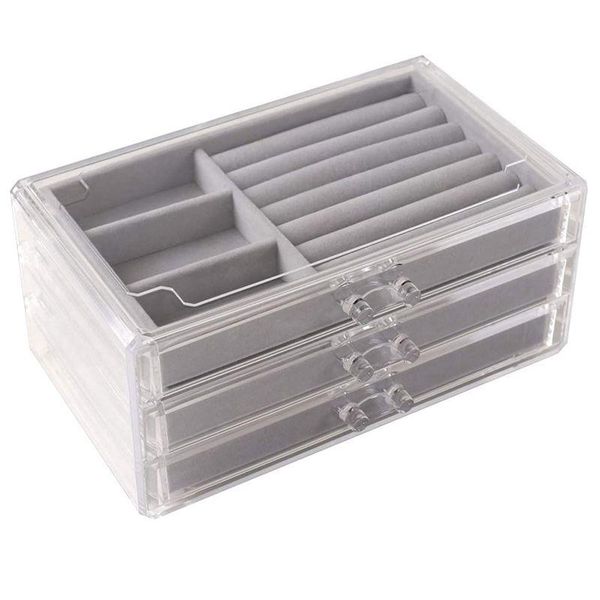 jewelry storage box transparent earrings earrings ring small jewelry simple multi-frame acrylic storage box, Pink;blue
jewelry storage box transparent earrings earrings ring small jewelry simple multi-frame acrylic storage box, Pink;blue