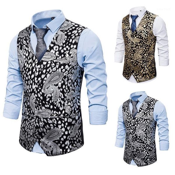 men's new fashion casual business fishing vest cashew print dress dress for european and american sizes xxl1, Black;white
men's new fashion casual business fishing vest cashew print dress dress for european and american sizes xxl1, Black;white