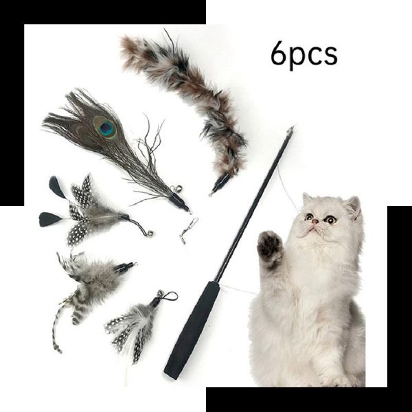 cat toys pet supplies toy three-section extendable teaser dark feather replacement head interactive
cat toys pet supplies toy three-section extendable teaser dark feather replacement head interactive