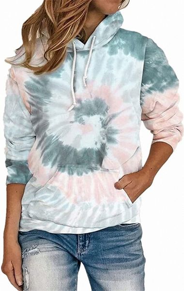 women's tie dye hoodie long sleeve loose drawstring hooded sweatshirt loose tie-dye printed hooded long-sleeved u7ux#, Black
women's tie dye hoodie long sleeve loose drawstring hooded sweatshirt loose tie-dye printed hooded long-sleeved u7ux#, Black