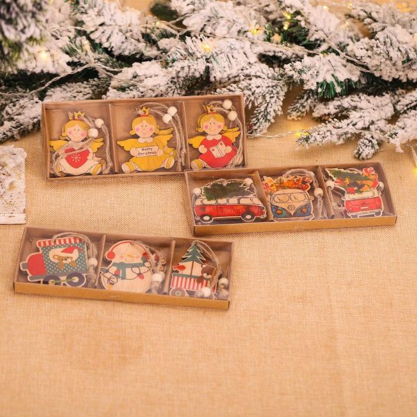 6pcs christmas wood decor angle snowman car xmas tree hanging ornament christmas new year decoration kids gift toy
6pcs christmas wood decor angle snowman car xmas tree hanging ornament christmas new year decoration kids gift toy