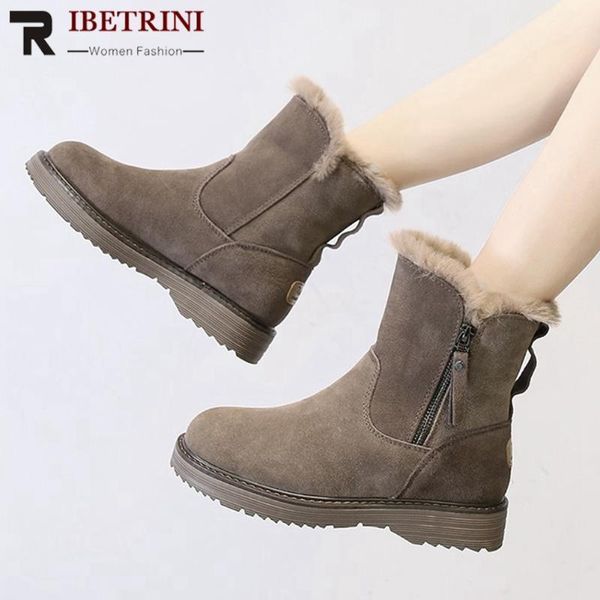 ribetrini new fashionable winter keep warm plush fur cosy skidproof sole walking outdoor snow boot women shoes boots female1, Black
ribetrini new fashionable winter keep warm plush fur cosy skidproof sole walking outdoor snow boot women shoes boots female1, Black