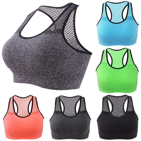gym clothing 2021 ladies padded sports bra breathable one piece underwear mesh hole without steel ring fitness running yoga1, White;black
gym clothing 2021 ladies padded sports bra breathable one piece underwear mesh hole without steel ring fitness running yoga1, White;black