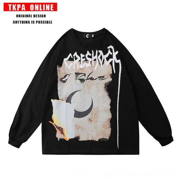 uv9ay tkpa2020 осень / зима новый длинного рукава мужских модули t-shirtt футболка улица высокого граффити тонкой печать вокруг шеи футболка, Black
uv9ay tkpa2020 осень / зима новый длинного рукава мужских модули t-shirtt футболка улица высокого граффити тонкой печать вокруг шеи футболка, Black