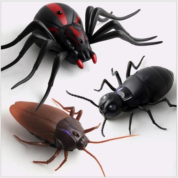 infrared rc remote control insects cockroach spider ant rc animals trick terrifying mischief toys funny novelty gift y200413
infrared rc remote control insects cockroach spider ant rc animals trick terrifying mischief toys funny novelty gift y200413