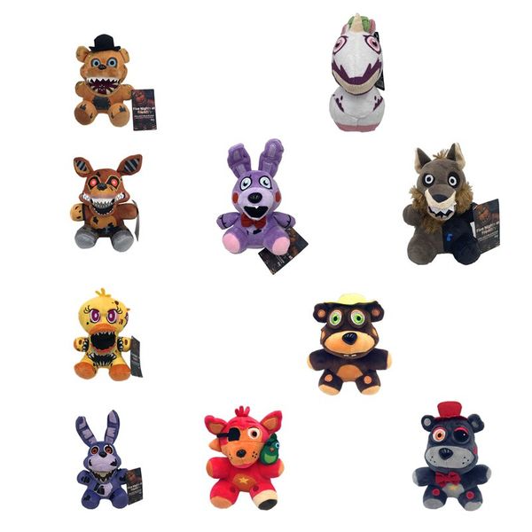 18cm new arrival five nights at freddy 4 fnaf plush toys 18cm freddy bear foxy chica bonnie plush stuffed toys doll for kids gifts
18cm new arrival five nights at freddy 4 fnaf plush toys 18cm freddy bear foxy chica bonnie plush stuffed toys doll for kids gifts