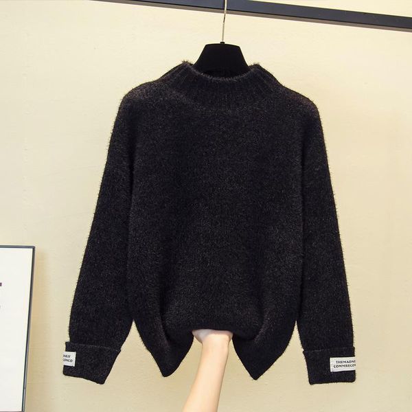 2021 new sweater thick long sleeves, women's clothes, turtleneck, velvet turtleneck visor shnw, White;black
2021 new sweater thick long sleeves, women's clothes, turtleneck, velvet turtleneck visor shnw, White;black