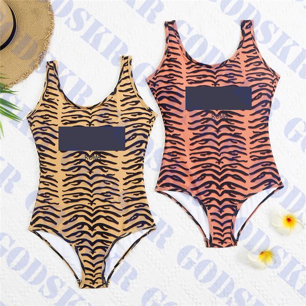 fashion womens swimsuit one piece tiger stripes swimwear for female textile backless women bikini two colors
fashion womens swimsuit one piece tiger stripes swimwear for female textile backless women bikini two colors