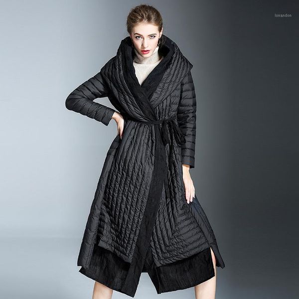 women's down & parkas black 90% white duck coats ladies women hooded long overcoats thicken winter warm outerwear cardigan1
women's down & parkas black 90% white duck coats ladies women hooded long overcoats thicken winter warm outerwear cardigan1