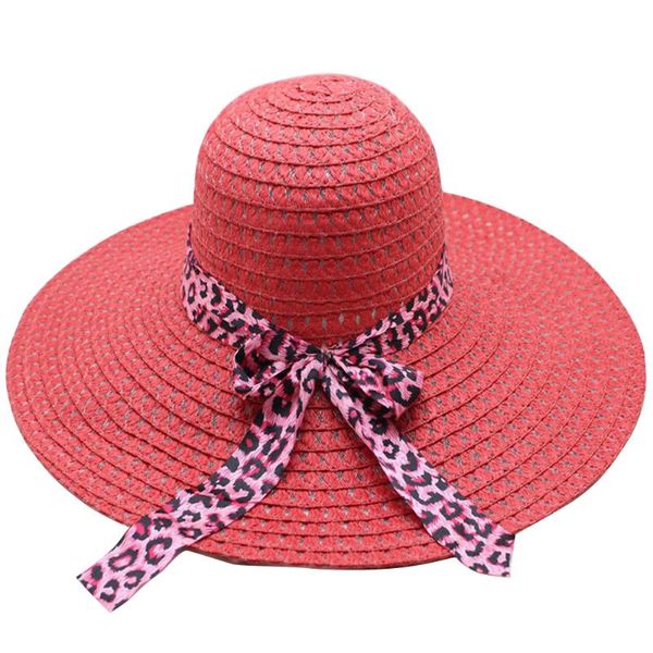 women sunscreen ladies leopard print fashion beach travel bowler foldable wide brim summer seaside bowknot ribbon straw hat cap, Blue;gray
women sunscreen ladies leopard print fashion beach travel bowler foldable wide brim summer seaside bowknot ribbon straw hat cap, Blue;gray