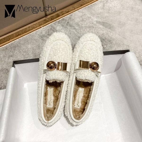 round & square metal decoration fur flats women leather bow plush loafers ladies wool fur winter shoes woman moccasin big size43, Black
round & square metal decoration fur flats women leather bow plush loafers ladies wool fur winter shoes woman moccasin big size43, Black