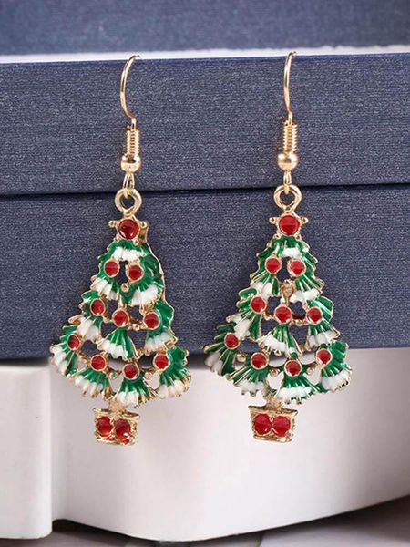 christmas tree shape stud earrings christmas gift oorbellen red and clear crystal for women fashion earrings, Golden;silver
christmas tree shape stud earrings christmas gift oorbellen red and clear crystal for women fashion earrings, Golden;silver