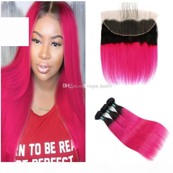 two tone 1b rose red straight hair bundles with lace frontal closure dark roots ombre hair bundles with 13x4 lace frontal closure, Black;brown
two tone 1b rose red straight hair bundles with lace frontal closure dark roots ombre hair bundles with 13x4 lace frontal closure, Black;brown