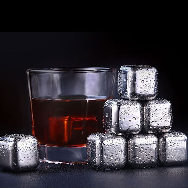 304 stainless steel reusable ice cubes chilling stones for whiskey wine bar keep your drink longer cold
304 stainless steel reusable ice cubes chilling stones for whiskey wine bar keep your drink longer cold