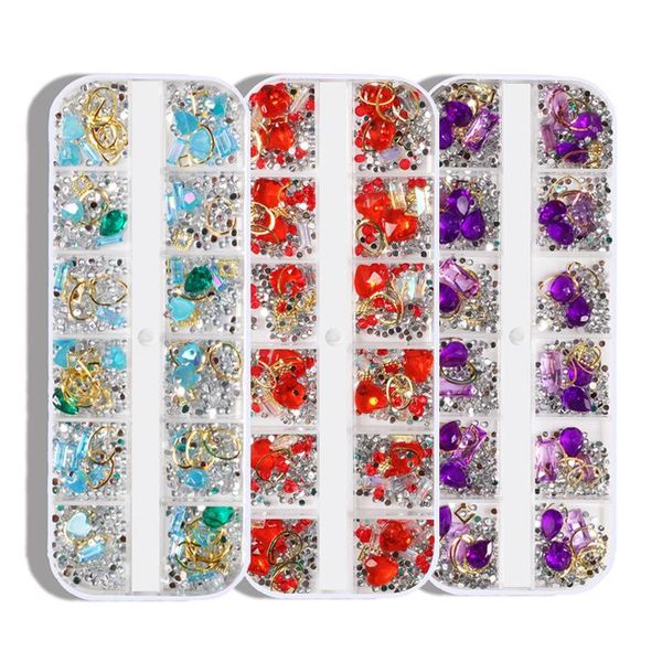 nail art decorations 12 grids rhinestones crystal pearl heart metal mixed designs decoration desigsn for professional nails, Silver;gold
nail art decorations 12 grids rhinestones crystal pearl heart metal mixed designs decoration desigsn for professional nails, Silver;gold