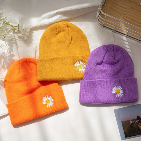 beanie/skull caps fashion skullies beanies daisies flower embroidery winter hats for women warm knitted cap kids girls gorros, Blue;gray
beanie/skull caps fashion skullies beanies daisies flower embroidery winter hats for women warm knitted cap kids girls gorros, Blue;gray