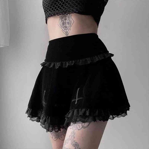 Grungy Skirt Goth Black Skirt Vintage Lace Trim A Line Mini Gothic Grunge Y2k High Waist Ruffle Summer Women
Grungy Skirt Goth Black Skirt Vintage Lace Trim A Line Mini Gothic Grunge Y2k High Waist Ruffle Summer Women