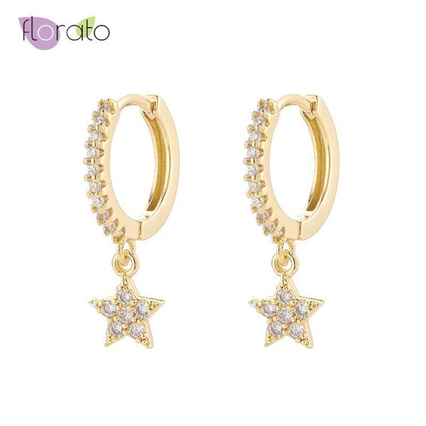 hoop & huggie 925 sterling silver small earrings for women charming cz star earring good fashion jewelry, Golden;silver
hoop & huggie 925 sterling silver small earrings for women charming cz star earring good fashion jewelry, Golden;silver