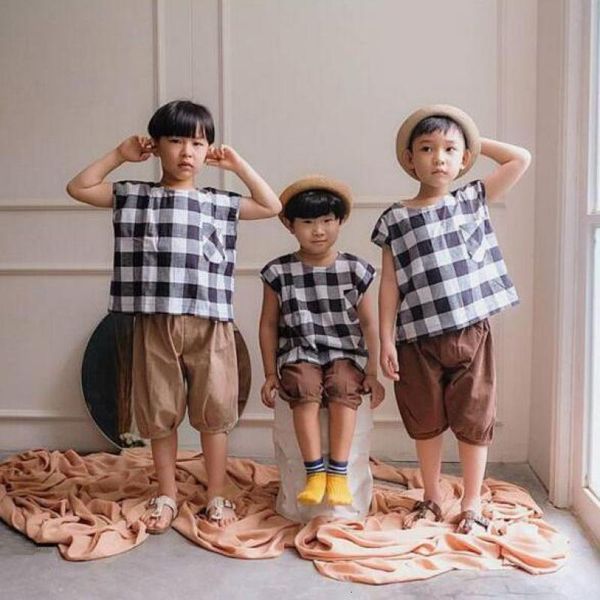 new 2021 spring summer t-shirt for boys plaid print t shirt kids girls tees short sleeve cotton linen baby clothes 1-5 years qkm3, Blue
new 2021 spring summer t-shirt for boys plaid print t shirt kids girls tees short sleeve cotton linen baby clothes 1-5 years qkm3, Blue