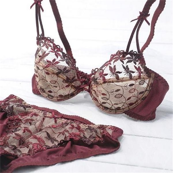 transparent bra women lace embroidery soutien-gorge ensemble push-up women's underwear set breathable cg13, Red;black
transparent bra women lace embroidery soutien-gorge ensemble push-up women's underwear set breathable cg13, Red;black
