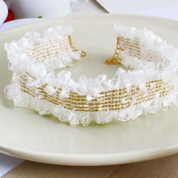 1pc elegant choker necklace fashion flower lace decor necklace lace choker for party dress up jewelry accessories for women, Golden;silver
1pc elegant choker necklace fashion flower lace decor necklace lace choker for party dress up jewelry accessories for women, Golden;silver