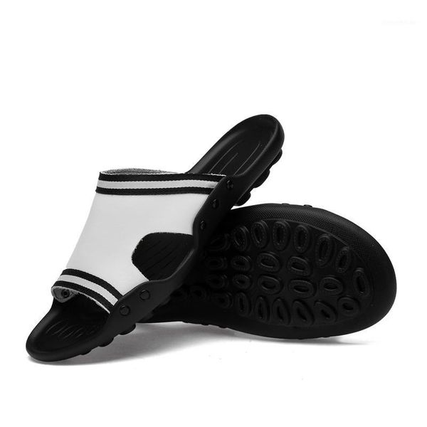 slippers leather flip flops men summer casual comfortable slides fashion outdoor flat footwear zapatos hombre drop1, Black
slippers leather flip flops men summer casual comfortable slides fashion outdoor flat footwear zapatos hombre drop1, Black