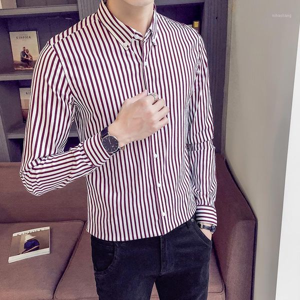 men's casual shirts shirt men fashion 2021 autumn long sleeve striped men's gentlemen business tuxedo dress 3xl- sale1, White;black
men's casual shirts shirt men fashion 2021 autumn long sleeve striped men's gentlemen business tuxedo dress 3xl- sale1, White;black