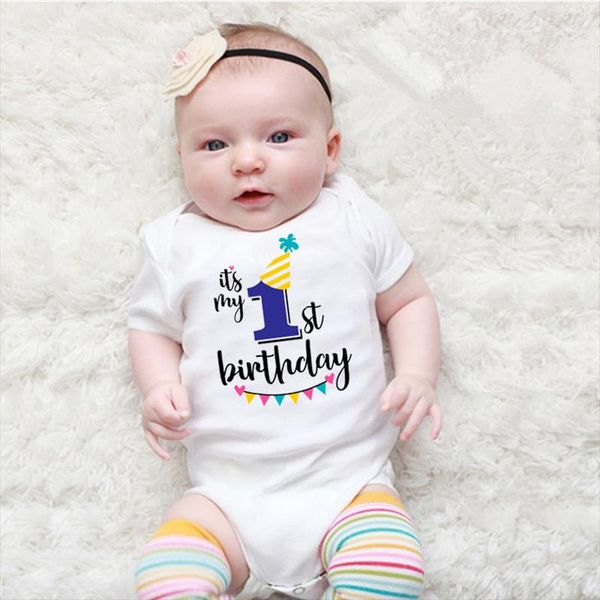 newborn baby short sleeved baby rompers my first birthday letter print girls boys clothes baby boy birthday party clothes 0 24m, Blue
newborn baby short sleeved baby rompers my first birthday letter print girls boys clothes baby boy birthday party clothes 0 24m, Blue