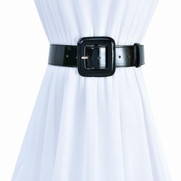 new simple black leather belt fashion wild ms. girdle wide waist of the dress coat child, Black;brown
new simple black leather belt fashion wild ms. girdle wide waist of the dress coat child, Black;brown