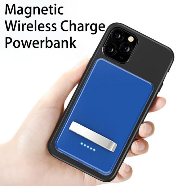 2021 new wireless charger powerbank for iphone 12 15w magnetic qi wireless charging portable outdoor power bank 5000mah with holder
2021 new wireless charger powerbank for iphone 12 15w magnetic qi wireless charging portable outdoor power bank 5000mah with holder