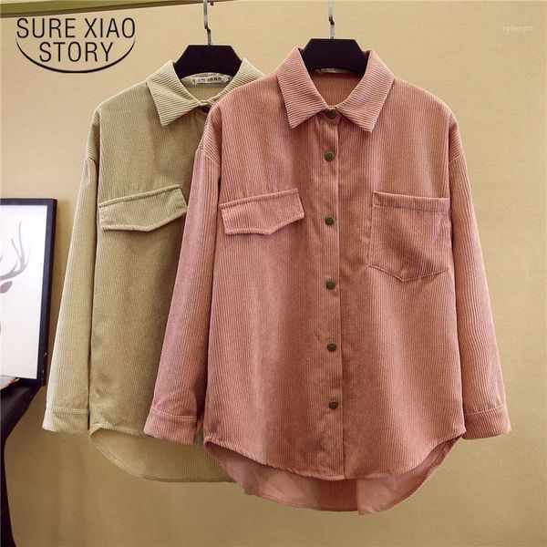 2020 women solid corduroy long sleeve vintage blouse women casual loose button cardigan shirts feminina blusa 108901, White
2020 women solid corduroy long sleeve vintage blouse women casual loose button cardigan shirts feminina blusa 108901, White