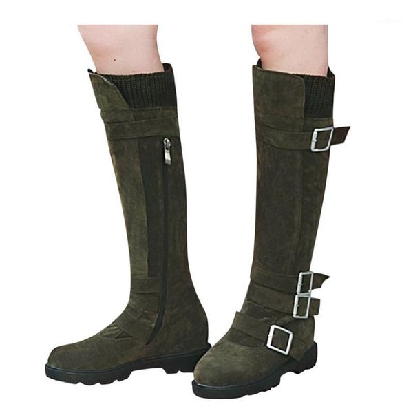 women's thigh high boots women long tube winter bare boots solid square heel causal flock booties autumn platform botas1, Black
women's thigh high boots women long tube winter bare boots solid square heel causal flock booties autumn platform botas1, Black