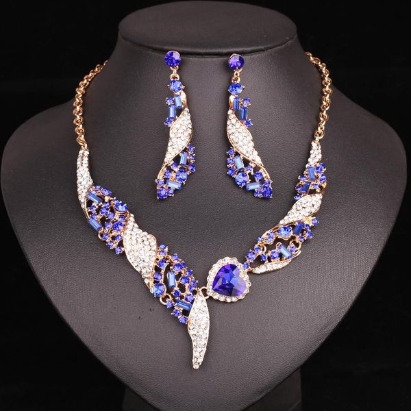 luxury heart crystal necklace earrings jewelry sets bridal wedding costume jewellery accessories gifts for brides women, Silver
luxury heart crystal necklace earrings jewelry sets bridal wedding costume jewellery accessories gifts for brides women, Silver