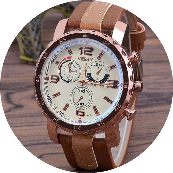 light watch fashion men's colorful blue korean men's sports three eyelids with quartz, Slivery;brown
light watch fashion men's colorful blue korean men's sports three eyelids with quartz, Slivery;brown