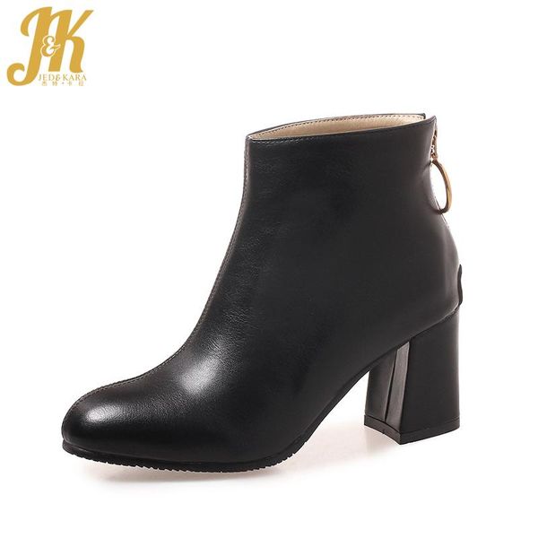 boots jk super big size 32-46 high heels ankle women pu warm female shoes round toe winter bootie 2021 fashion footwear, Black
boots jk super big size 32-46 high heels ankle women pu warm female shoes round toe winter bootie 2021 fashion footwear, Black