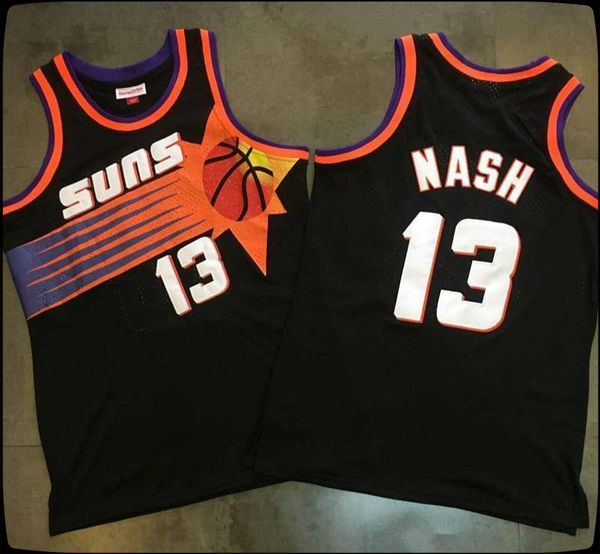 phoenix suns men mitchell & ness city nba nash retro black embroidered basketball jersey
phoenix suns men mitchell & ness city nba nash retro black embroidered basketball jersey