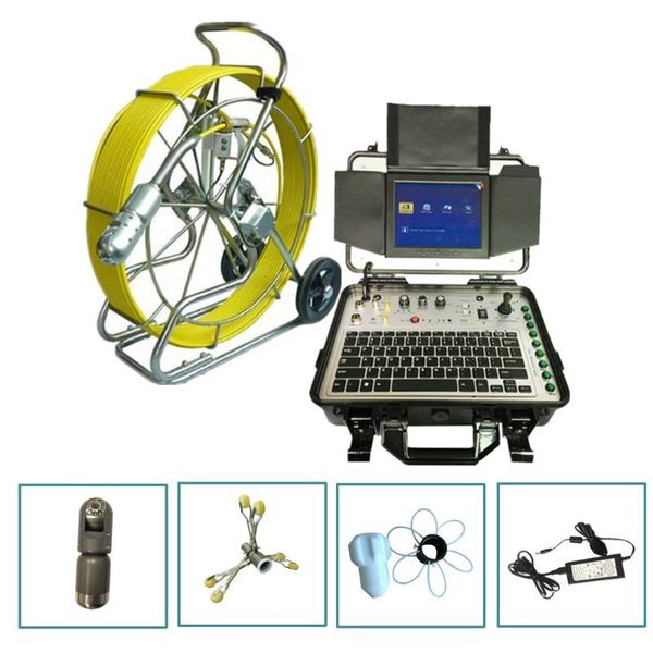 sewer pipeline inspection camera 360 degree 8inch lcd monitor pan tilt video 60m/80m/100m/120m cable with stainless steel skids
sewer pipeline inspection camera 360 degree 8inch lcd monitor pan tilt video 60m/80m/100m/120m cable with stainless steel skids