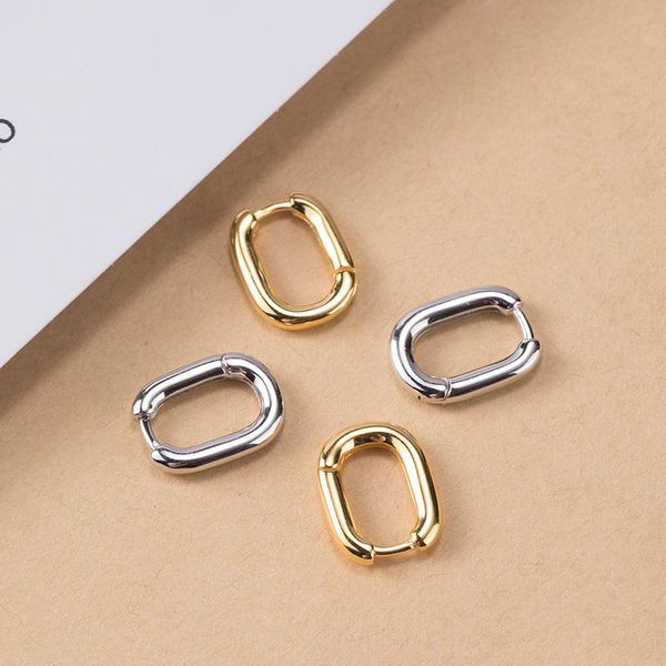 hoop & huggie ellipse geometric ins style earring woman 100% 925 sterling silver jewelry fashion hypoallergenic earrings for women gift, Golden;silver
hoop & huggie ellipse geometric ins style earring woman 100% 925 sterling silver jewelry fashion hypoallergenic earrings for women gift, Golden;silver