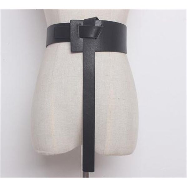 designer 2021 new summer solid color black pu leather knot bandage loose long irregular belt women fashion tide all-match jg114, Black;brown 
designer 2021 new summer solid color black pu leather knot bandage loose long irregular belt women fashion tide all-match jg114, Black;brown