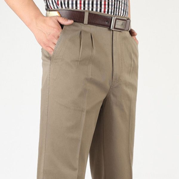 middle aged pure cotton high waist trousersmiddle-aged and old men's casual pants chinos trousersmen's pants trousers with double, Blue
middle aged pure cotton high waist trousersmiddle-aged and old men's casual pants chinos trousersmen's pants trousers with double, Blue