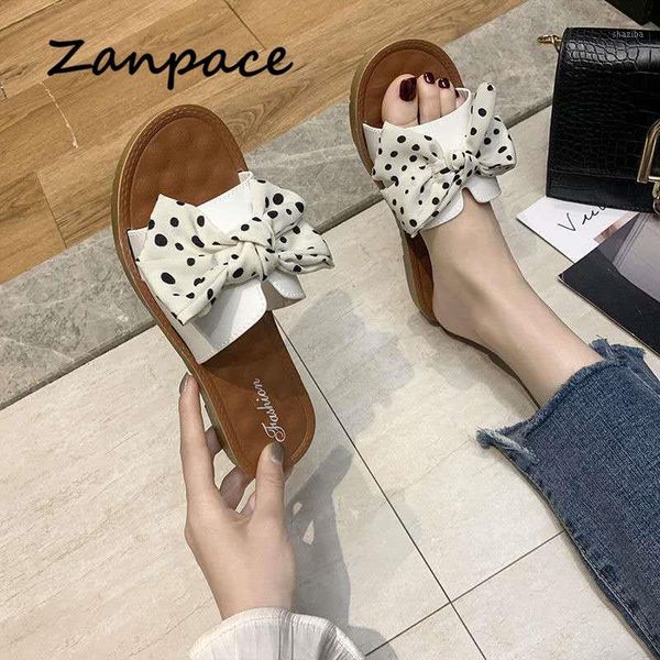 slippers zanpace 2021 large size 41 womens slides butterfly-knot leather outdoor women non-slip flat sandals beach shoes1, Black 
slippers zanpace 2021 large size 41 womens slides butterfly-knot leather outdoor women non-slip flat sandals beach shoes1, Black