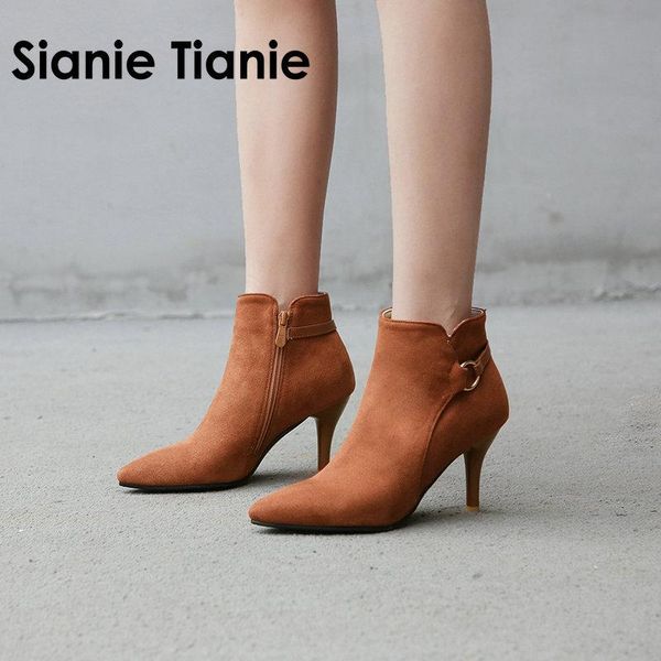 boots sianie tianie women flock ankle for pointed toe buklel casual female shoes 2021 high heel bottes femme, Black
boots sianie tianie women flock ankle for pointed toe buklel casual female shoes 2021 high heel bottes femme, Black