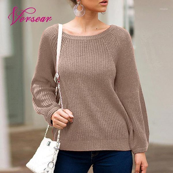 versear women solid knitted sweater raglan lantern long sleeves o neck pullover new autumn loose casual knitting jumper1, White;black
versear women solid knitted sweater raglan lantern long sleeves o neck pullover new autumn loose casual knitting jumper1, White;black