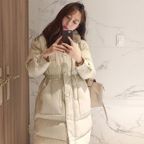 winter women korean chic double pockets jacket vintage drawstring slim waist parkas lady all-match turn-down collar cotton coats1, Black
winter women korean chic double pockets jacket vintage drawstring slim waist parkas lady all-match turn-down collar cotton coats1, Black
