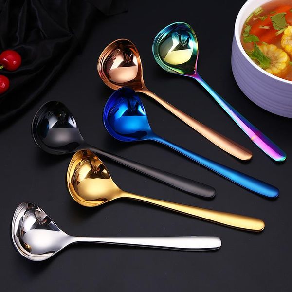 spoons 304 stainless steel multi-purpose soup spoon sauce creative deepen thickening bottom big head round kitchen tools
spoons 304 stainless steel multi-purpose soup spoon sauce creative deepen thickening bottom big head round kitchen tools