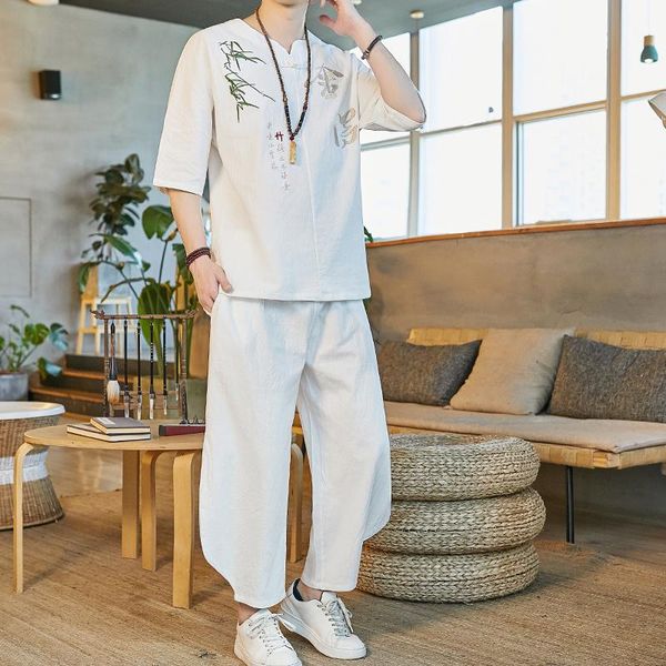 hip hop tracksuit male clothing chinese style summer men pants + t shirt men's suit 2 pieces sets streetwear kg-159, Gray
hip hop tracksuit male clothing chinese style summer men pants + t shirt men's suit 2 pieces sets streetwear kg-159, Gray