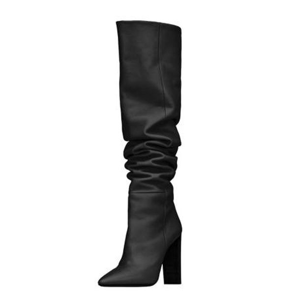 2020 and fashion toe heels boots high fold stack women's shoes more size34-44 kyyc, Black
2020 and fashion toe heels boots high fold stack women's shoes more size34-44 kyyc, Black