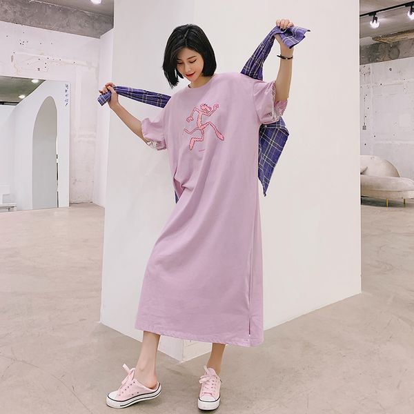 cartoon print women dress mesh patchwork short sleeve maxi dresses female korean puff sleeve o-neck woman clothing summer, Black;gray
cartoon print women dress mesh patchwork short sleeve maxi dresses female korean puff sleeve o-neck woman clothing summer, Black;gray