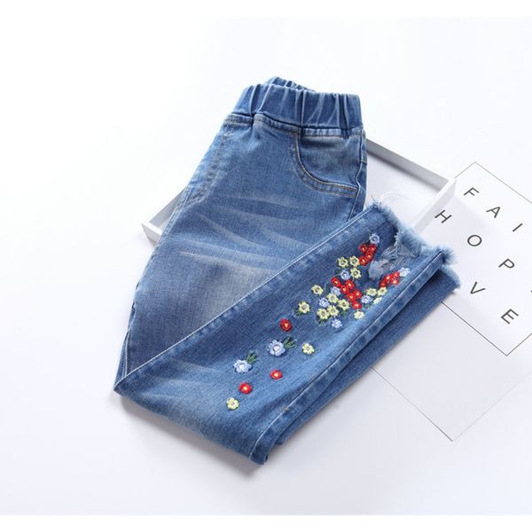 spring baby girls denim flower embroidery jeans kids pencil pants flower bottoms floral casual children 2-11 years drop shipping y200409, Blue
spring baby girls denim flower embroidery jeans kids pencil pants flower bottoms floral casual children 2-11 years drop shipping y200409, Blue
